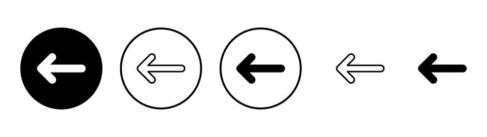 Arrow icon vector. Arrow sign and symbol for web design. Stock Illustration