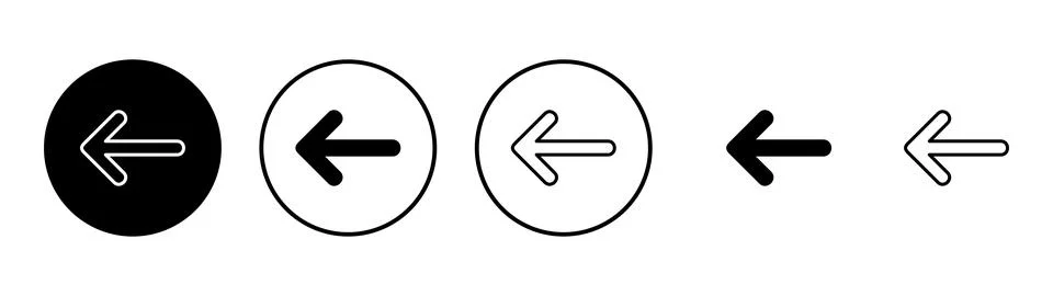 Arrow icon vector. Arrow sign and symbol for web design. Stock Illustration