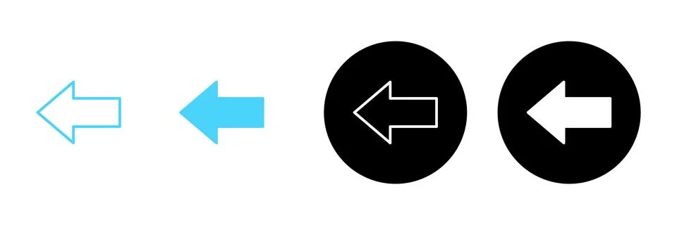Arrow icon vector. Arrow sign and symbol for web design. 스톡 일러스트