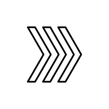 Arrow icon vector. Arrow symbol. Arrow sign for your web design. Illustrazione stock