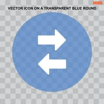 Arrow Icon Vector flat design style Stock Illustration