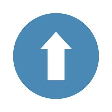 Arrow Icon Vector flat design style Stock Illustration