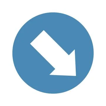 Arrow Icon Vector flat design style Stock Illustration