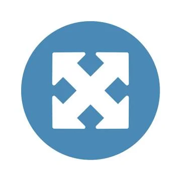 Arrow Icon Vector flat design style Stock Illustration