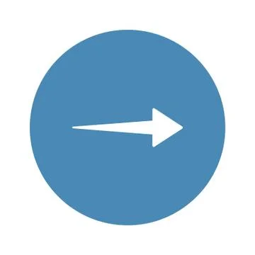Arrow Icon Vector flat design style Stock Illustration