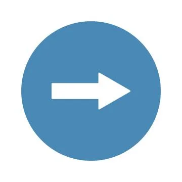 Arrow Icon, vector flat design style Stock Illustration