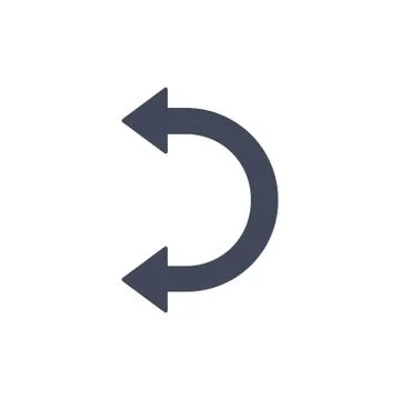 Arrow Icon Vector flat design style Stock Illustration