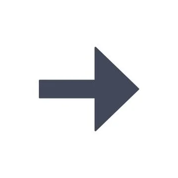 Arrow Icon Vector flat design style Stock Illustration