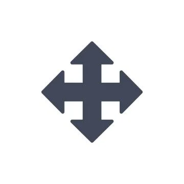 Arrow Icon Vector flat design style Stock Illustration