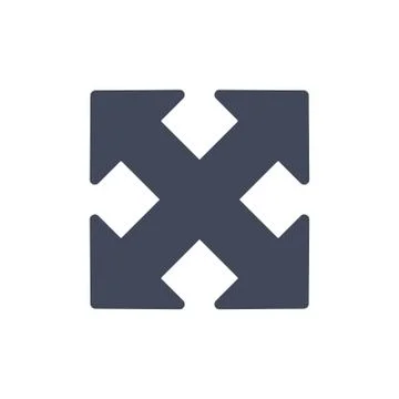 Arrow Icon Vector flat design style Stock Illustration