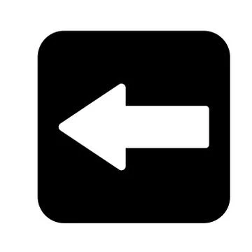 Arrow Icon Vector flat design style - Vector Stock Illustration