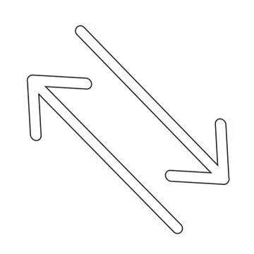 Arrow Icon vector Stock Illustration