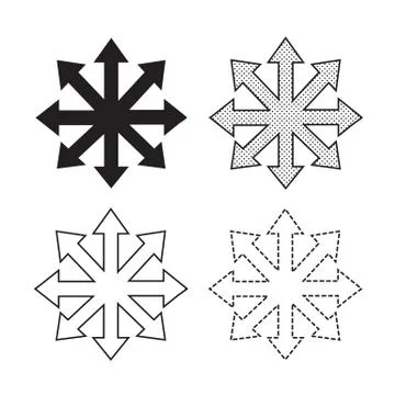 Arrow Icon vector Stock Illustration