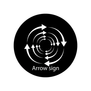 Arrow icon vector Stock Illustration