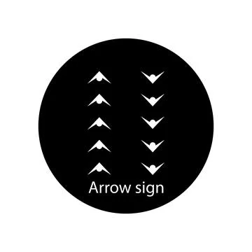 Arrow icon vector Stock Illustration
