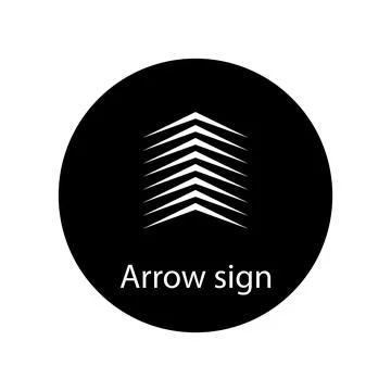 Arrow icon vector Stock Illustration