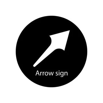 Arrow icon vector Stock Illustration