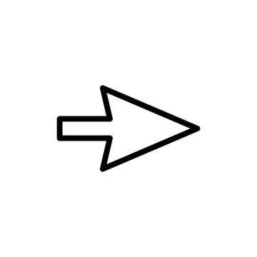 Arrow icon vector illustration. Arrow sign and symbol for web design. Stock Illustration
