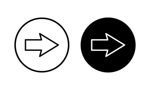 Arrow icon vector illustration. Arrow sign and symbol for web design. Stock Illustration