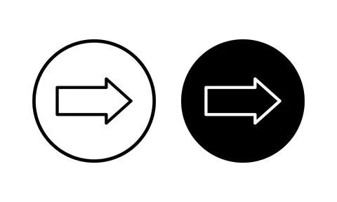 Arrow icon vector illustration. Arrow sign and symbol for web design. Stock Illustration