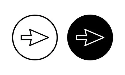 Arrow icon vector illustration. Arrow sign and symbol for web design. Stock Illustration
