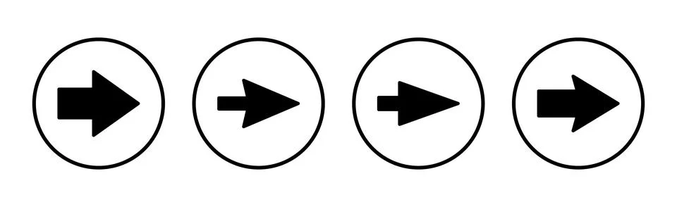 Arrow icon vector illustration. Arrow sign and symbol for web design. Illustrazione stock