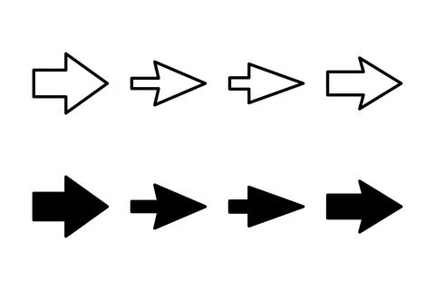 Arrow icon vector illustration. Arrow sign and symbol for web design. Stock Illustration