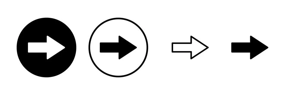 Arrow icon vector illustration. Arrow sign and symbol for web design. イラスト素材