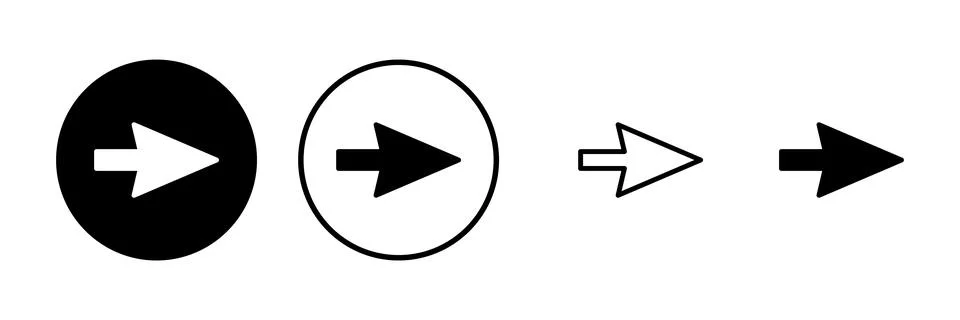 Arrow icon vector illustration. Arrow sign and symbol for web design. Stock Illustration