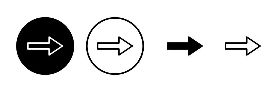 Arrow icon vector illustration. Arrow sign and symbol for web design. イラスト素材