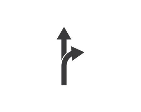 Arrow  icon vector illustration Logo Template Stock Illustration