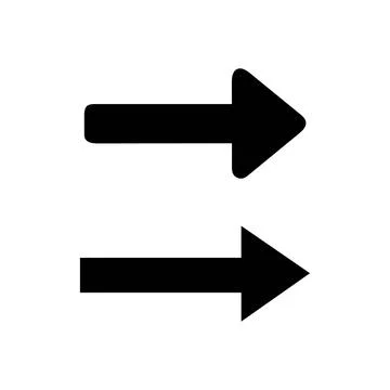 Arrow Icon Vector Set Stock Illustration