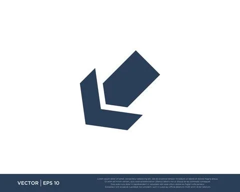 Arrow Icon Vector Template Symbol Design Editable Resizable EPS 10 Stock Illustration