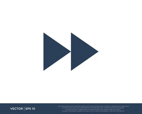 Arrow Icon Vector Template Symbol Design Editable Resizable EPS 10 Stock Illustration