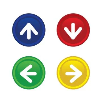 Arrow icon web Stock Illustration