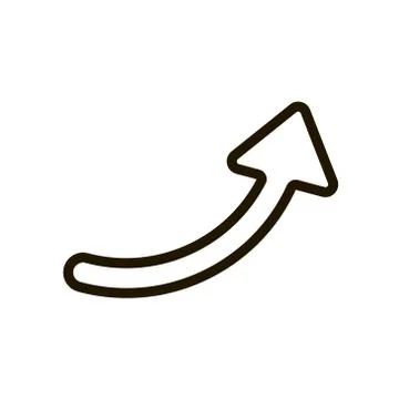 Arrow icon on white background. EPS 10. Vector illustration. Stock Illustration