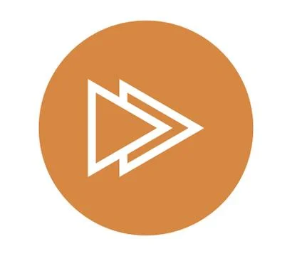 Arrow icon on white background Stock Illustration