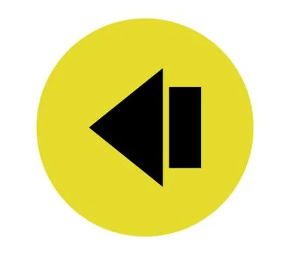 Arrow icon on white background Stock Illustration