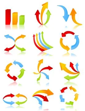 Arrow icon2 Foto stock