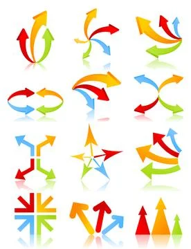 Arrow icon6 Stock Photos