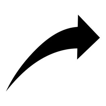 Arrow icons black collection. flat style arrow icon Stock Illustration