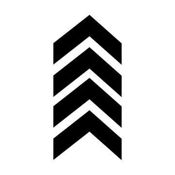 Arrow icons black collection. flat style arrow icon Stock Illustration