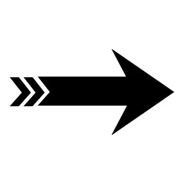Arrow icons black collection. flat style arrow icon Stock Illustration