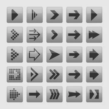 Arrow icons Stock Illustration