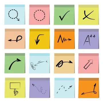 Arrow icons Stock Illustration