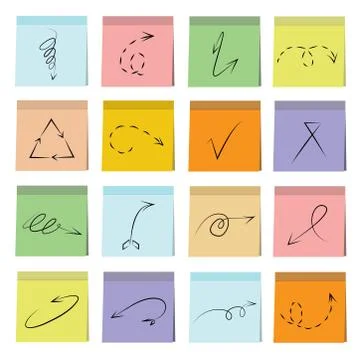 Arrow icons Stock Illustration