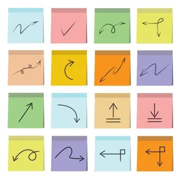 Arrow icons Stock Illustration