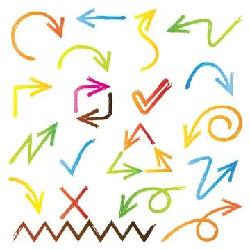 Arrow icons Illustrazione stock