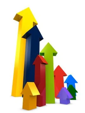 Up arrow Stock Illustration