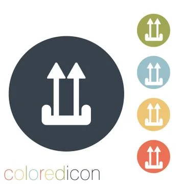 Arrow up. Stock Illustration